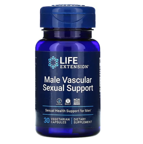 Life Extension, Поддержка сосудов и половой функции для мужчин, 30 вегетарианских капсул