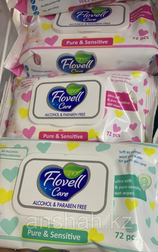 Влажные салфетки Flovell Care (24 шт)