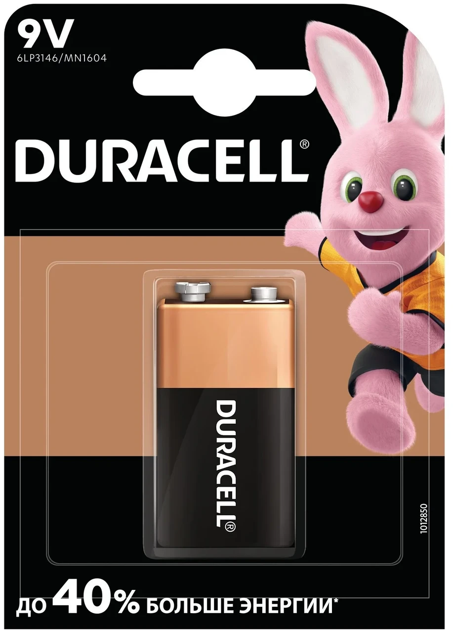 Батарейка Duracell Basic 9V Крона