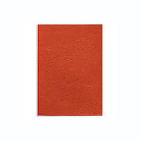 Обложки картонные для переплёта "Fellowes Delta", А4, 250гр/м2, красные, тиснение под "кожу", 100шт в упаковке