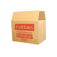 Коробка картонная "Hatber", 480x325x350мм, 3 слоя, бурая