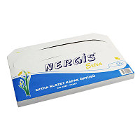 Бумажные покрытия для унитаза "Nergis". 250л, белые