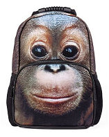 Рюкзак "Hatber HD", 43,5x30x11см, флис, 2 отделения, 2 кармана, серия "Trend Line - Orangutan"