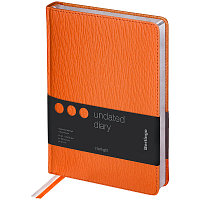 Ежедневник недатированный "Berlingo", 160л, А5, серебристый срез, серия "Starlight - Оранжевый"