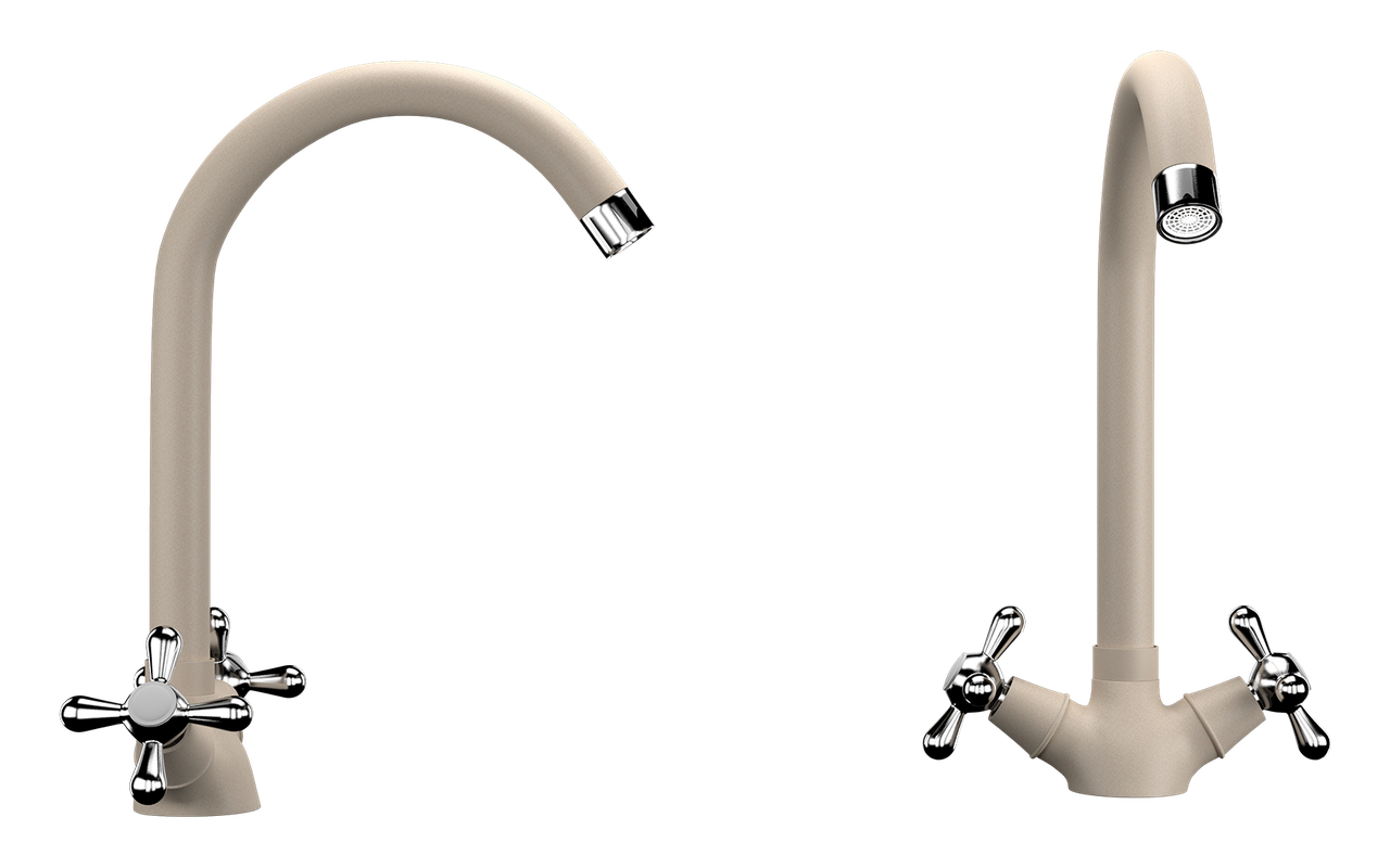 Смеситель EcoStone 07 328 бежевый