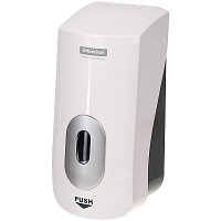 Дозатор пластиковый для жидкого мыла-пены "OfficeClean Pro", 1л, механический, бело-чёрный
