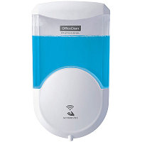 Дозатор пластиковый для жидкого мыла "OfficeClean Pro", 600мл, автоматический, белый