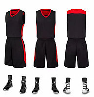 Баскетбольная форма с нанесением принта "PLAYER NAME + NUMBER", комплект джерси+шорты (Junior 2XS - Adult 5XL), фото 7