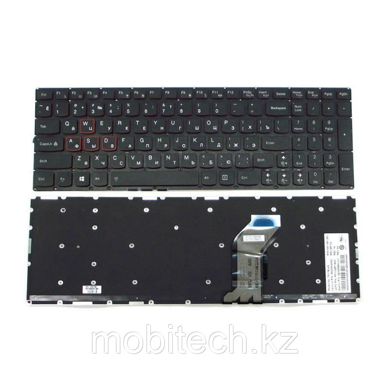 Клавиатуры Lenovo IdeaPad Y700-15 Y700-17ISK SN20K13107 клавиатура c RU/ EN раскладкой, c подсветкой