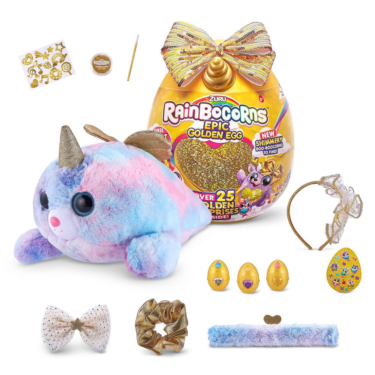 Игрушка яйцо сюрприз Rainbocorns Golden egg surprise S3