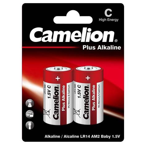 Элементы питания (батарейки) Camelion Plus Alkaline LR14-AM2 Baby (размер С), фото 2