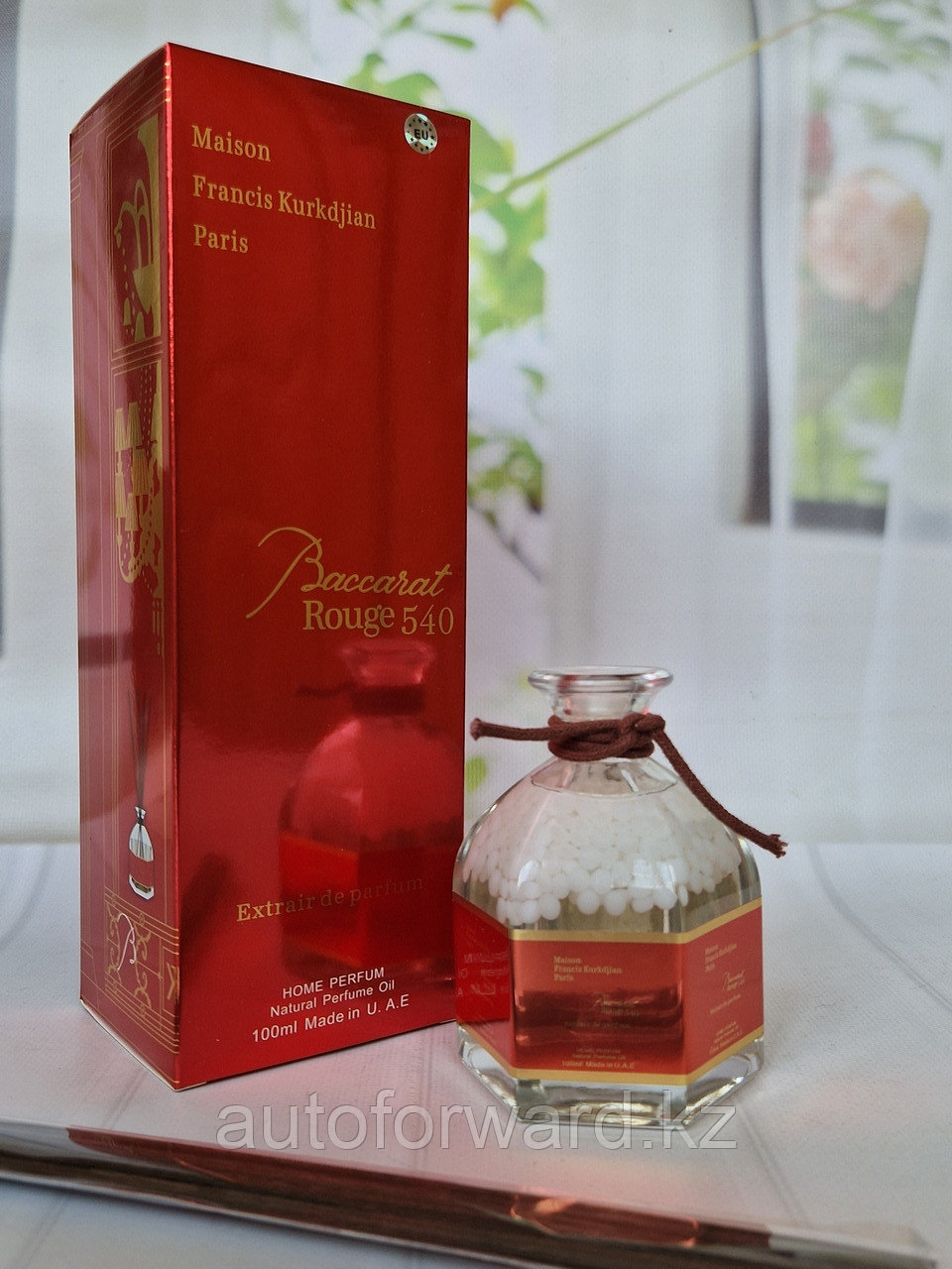 Аромадиффузор с палочками Baccarat rouge 540 Extrait 100 ml, Эмираты
