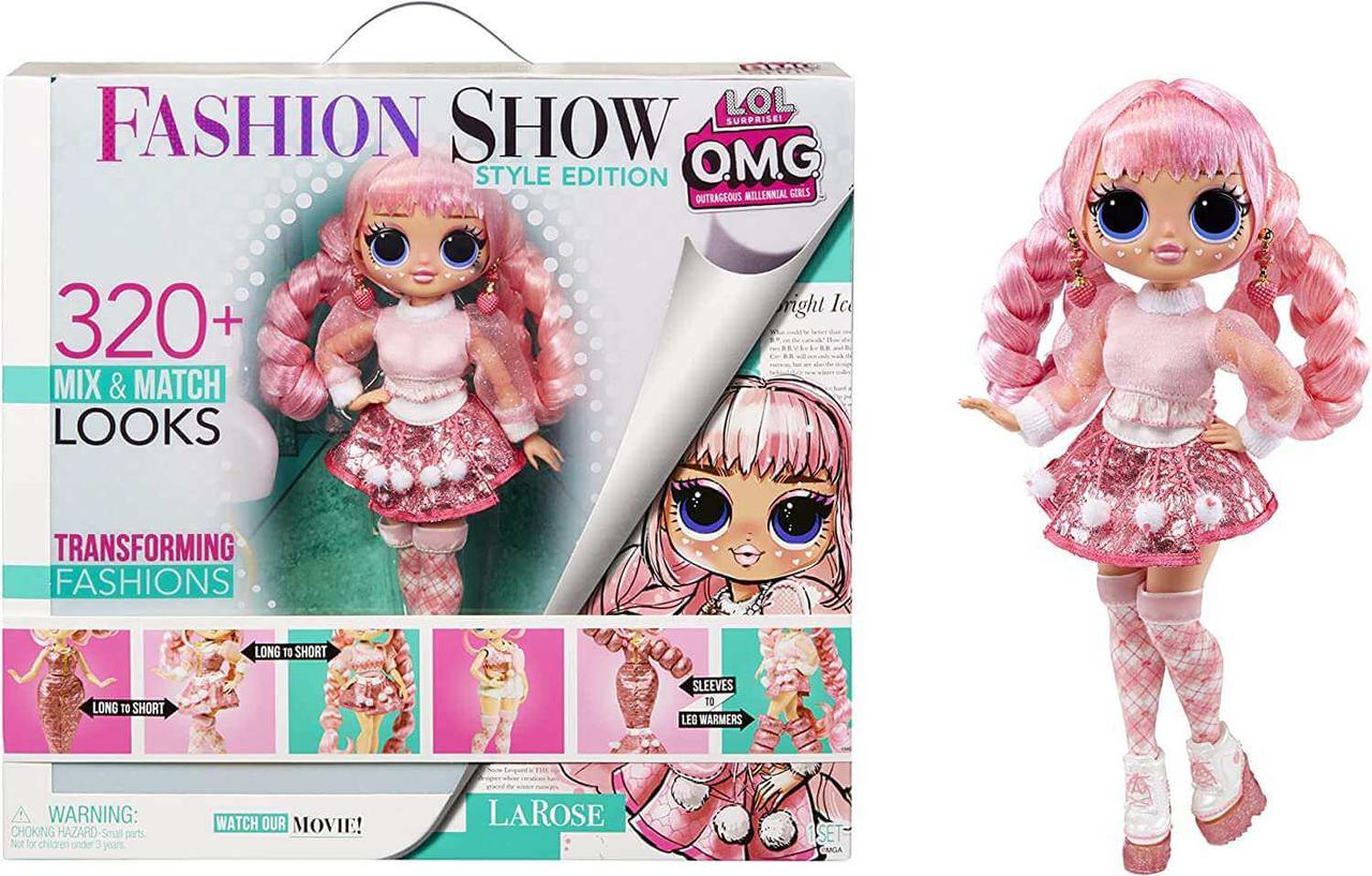 Кукла LOL Surprise OMG Fashion Show ЛОЛ Сюрприз Модная кукла Ларозе - фото 4 - id-p103836322