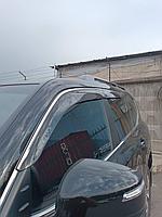 Дефлекторы окон ( Ветровики ) Lexus LX 600 2022+ c металлическим молдингом