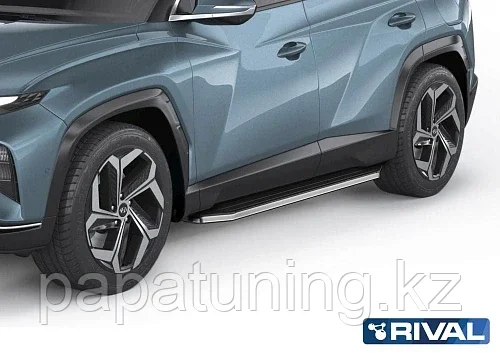 Hyundai Tucson 2021 табанының табалдырықтары- Rival Premium қосулы - фото 1 - id-p103838270