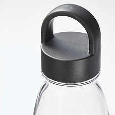 IKEA 365+ ИКЕА/365+ Бутылка для воды, темно-серый, 0.5 л, фото 2
