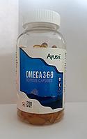 Омега 3-6-9 в капсулах (Omega 3-6-9 capsules AYUSRI), 200 капсул