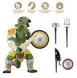 Динозавр фигурка игрушка Стегозавр воин с оружием 21 см., фото 3