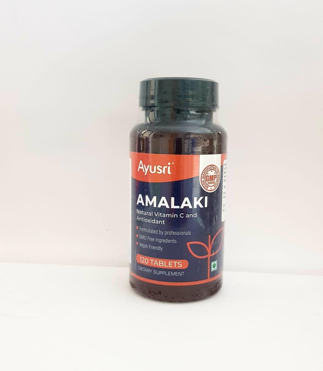 Амла - источник витамина С (Amalaki AYUSRI), 120 таблеток