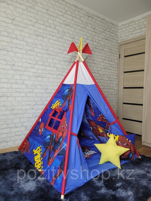 Детский домик вигвам Человек паук