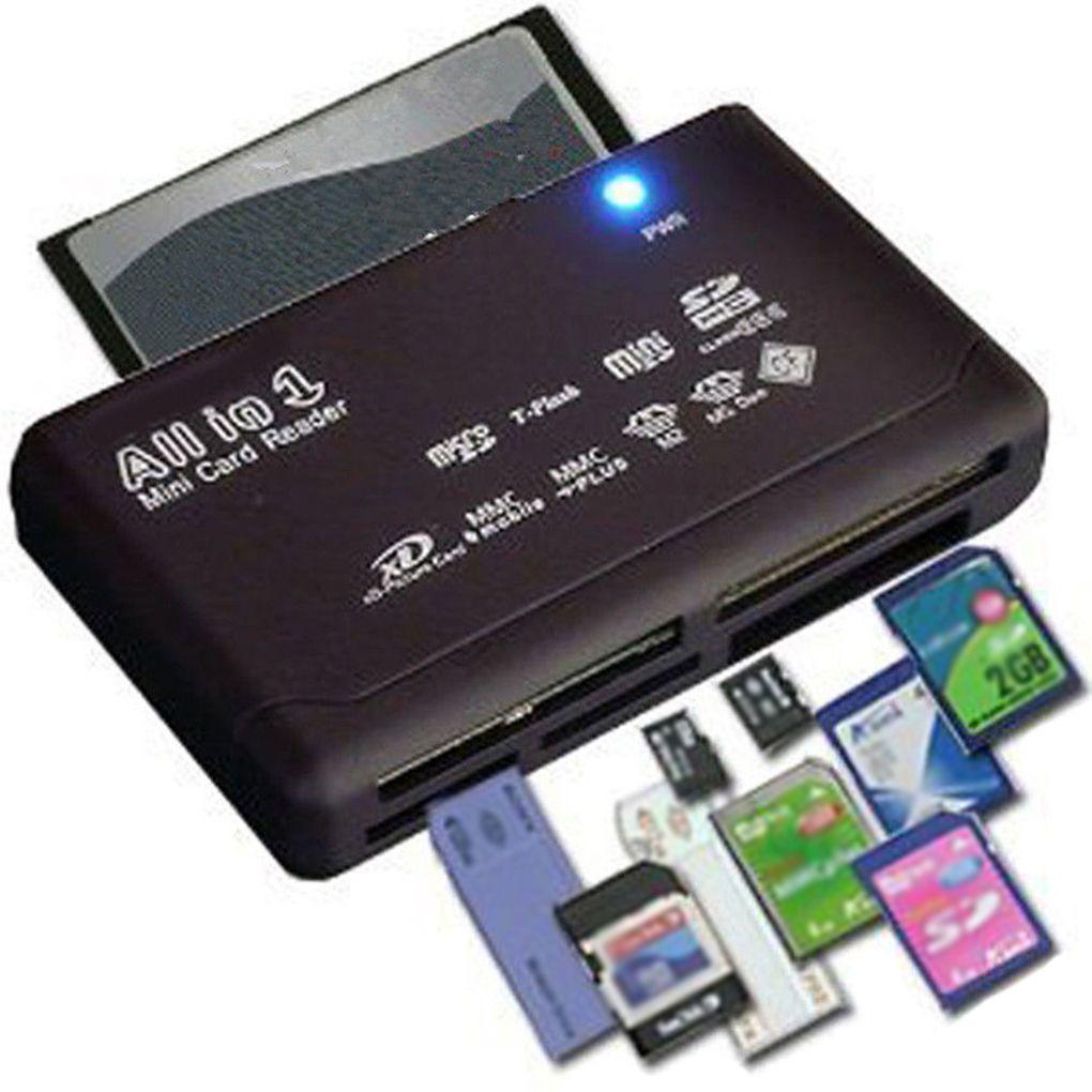 Картридер USB на все форматы CF/XD/SD/microSD/MS/M2 - фото 1 - id-p103840520