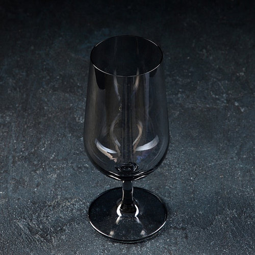 Бокал стеклянный «Бонитас», 400 мл, с гальваническим покрытием, цвет ...