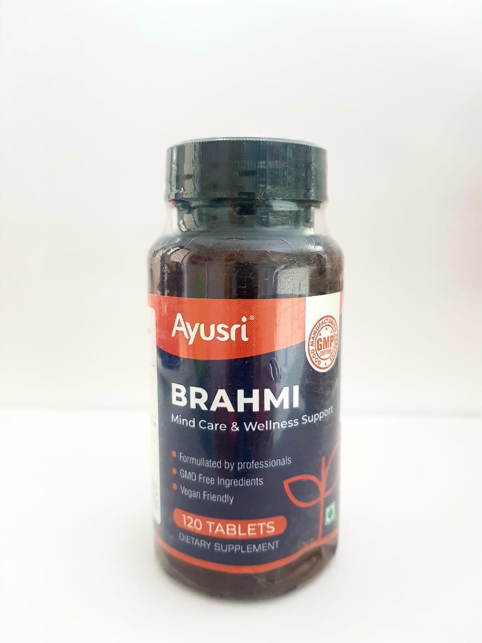 Брами - улучшение интеллекта (Brahmi AYUSRI), 120 таб