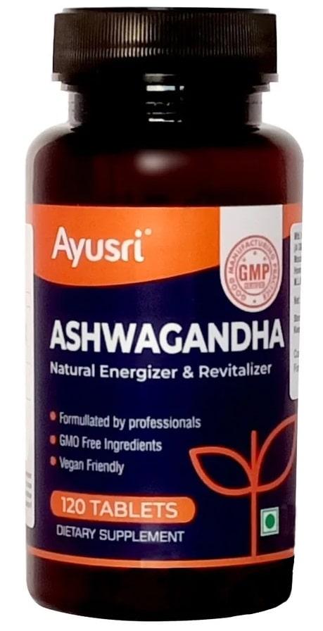 Ашваганда (Ashwagandha AYUSRI), 120 таблеток