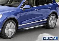 Пороги, подножки "Bmw-Style" Volkswagen Touareg 2010-2018