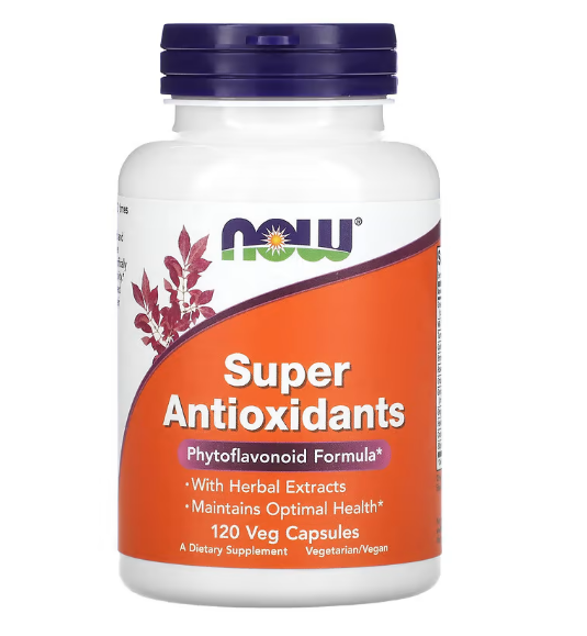 NOW Foods, суперантиоксиданты, 120 растительных капсул