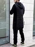 Спортивный костюм Nike флис рукав черн 868, фото 5
