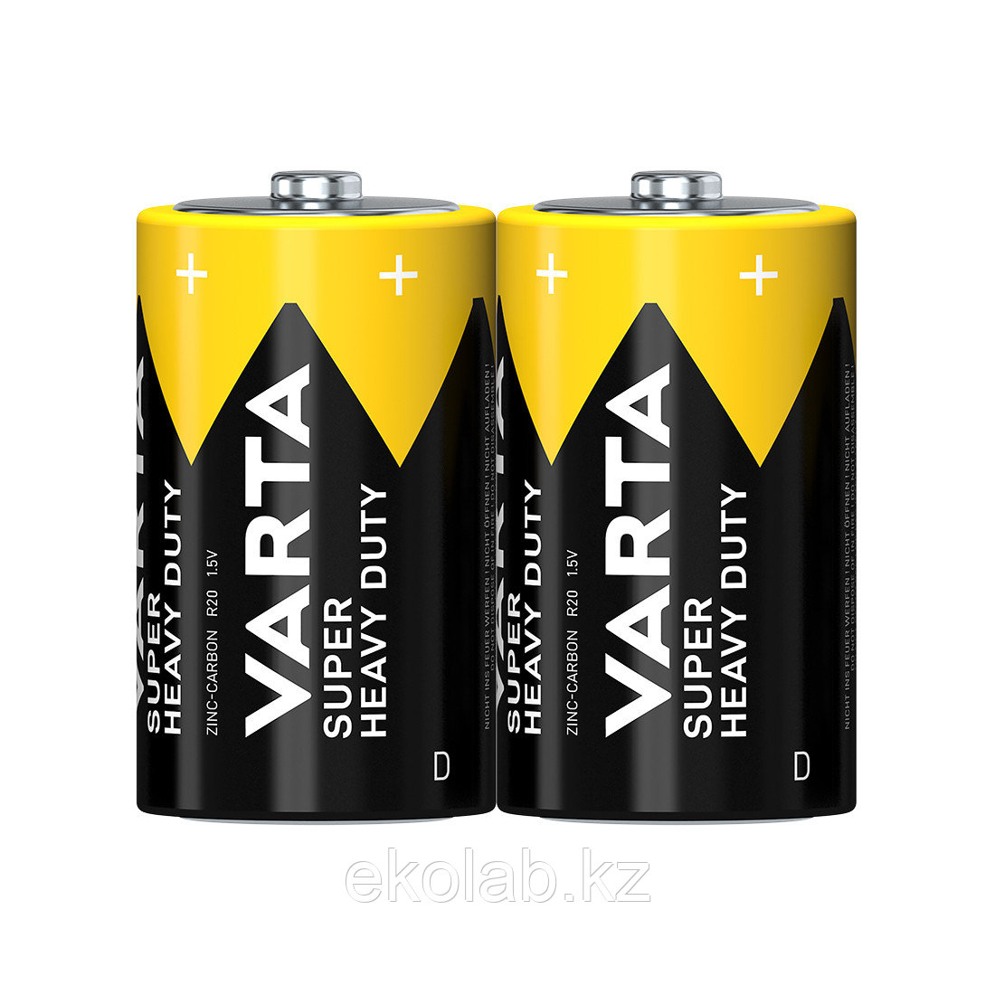 Батарейка VARTA Superlife (Super Heavy Duty) Mono 1.5V - R20P/D 2 шт. в пленке - фото 1 - id-p103843125