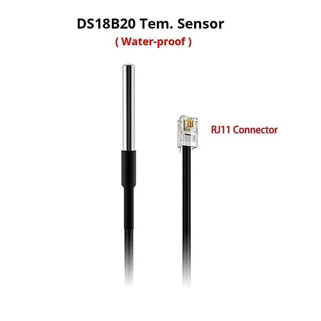 Датчик температуры DC18B20 водонепроницаемый для SONOFF Elite/TH Origin