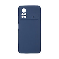 Чехол для телефона X-Game XG-HS125 для POCO X4 Pro Силиконовый Синий Пол. пакет