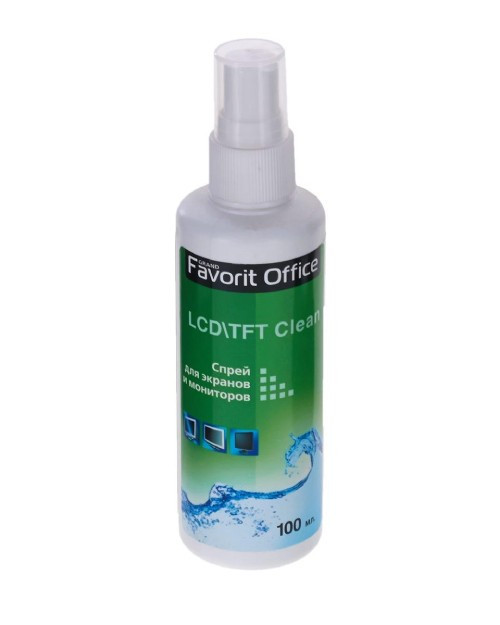 Спрей для экранов и мониторов 100 мл. F740024 "FAVORIT OFFICE" Clean LCD/TFT