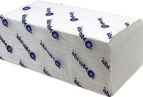 Полотенца бумажные Merida V-ТОП+ 4000 2-слойные, белые (20х200 листов)
