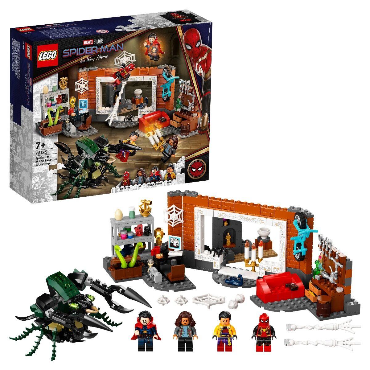 LEGO Человек-Паук в мастерской Санкт Super Heroes 76185