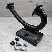 Крючок мебельный 304 чёрный