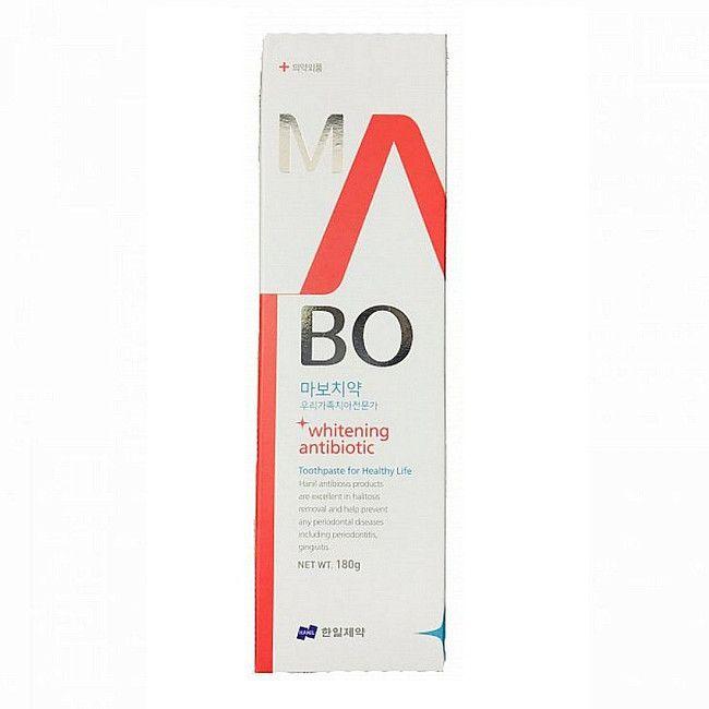 Hanil Зубная паста с отбеливающим эффектом Mabo toothpaste Whitening Antibiotic / 180 мл.