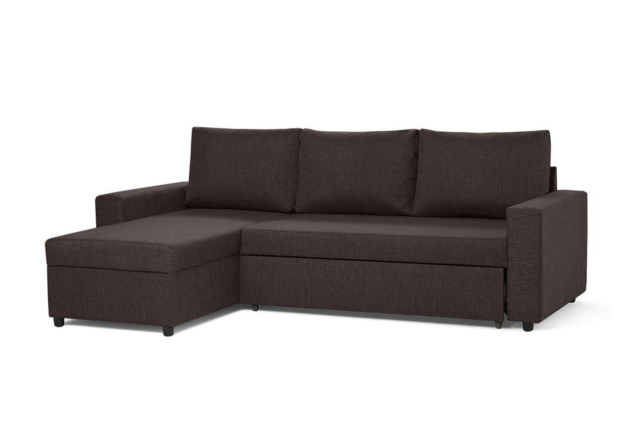Угловой диван-кровать Торонто, Кофейный - фото 1 - id-p103861481