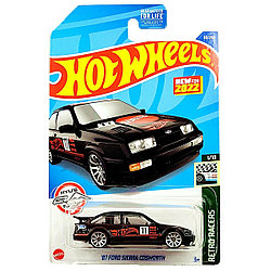 Hot Wheels Модель Ford Sierra Cosworth '87, черный