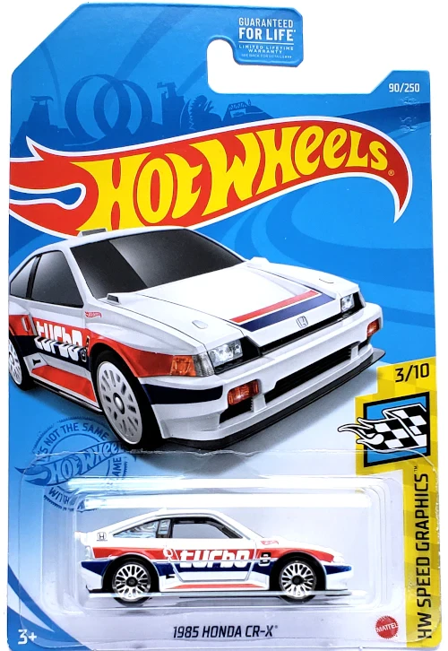 Hot Wheels Модель Honda CR-X '85, белый - фото 1 - id-p103863598