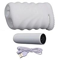 Мужской силиконовый вибро мастурбатор