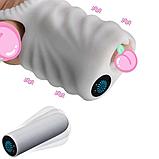 Мужской силиконовый вибро мастурбатор, фото 8