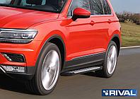 Пороги, подножки "Bmw-Style" Volkswagen Tiguan 2017-