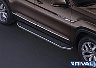 Пороги подножки Premium Volkswagen Teramont 2018-