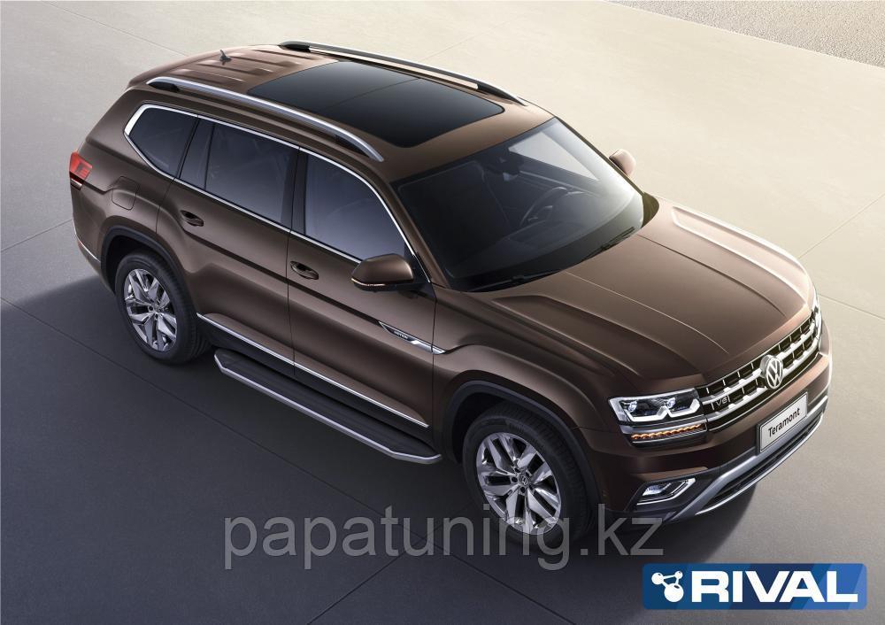 Пороги подножки Premium Volkswagen Teramont 2018- - фото 2 - id-p103841361