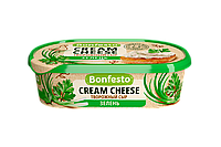 Сыр Кремчиз с наполнителем Зелень 65% Bonfesto 140 гр