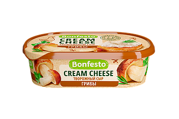 Сыр Кремчиз с наполнителем Грибы 65% Bonfesto 140 гр