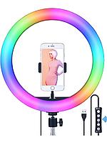 Кольцевая лампа RGB Ring Light 45 cm